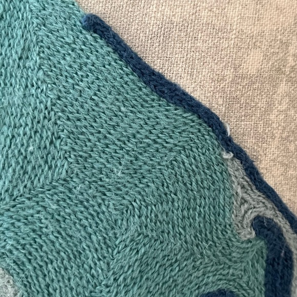 Pair 2 Envogue Embroidered 20x18 Sea Life Shell Blue Throw Feather Zip Pillows - Picture 5 of 12